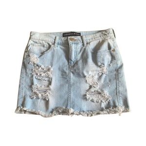Express Denim Skirt